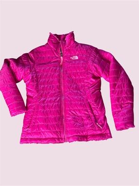 The North Face Girls Hot Pink Mossbud Jacket